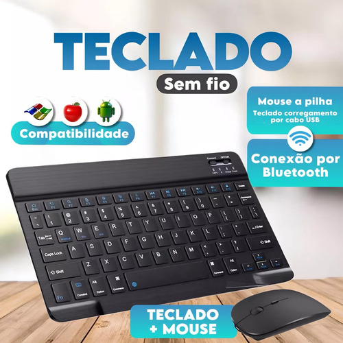 * Kit De Teclado Y Ratón Bluetooth Magnético For Lite P610