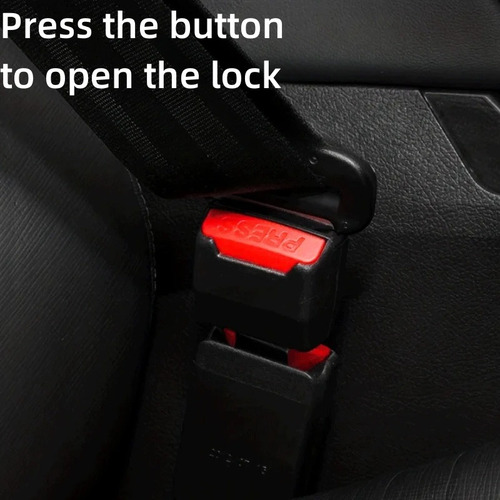 Cinturón Extensión Universal Para Asiento De Automóvil Negro