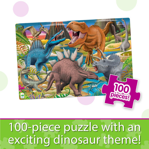 Puzle The Learning Journey, Dinosaurios Que Brillan En La Os