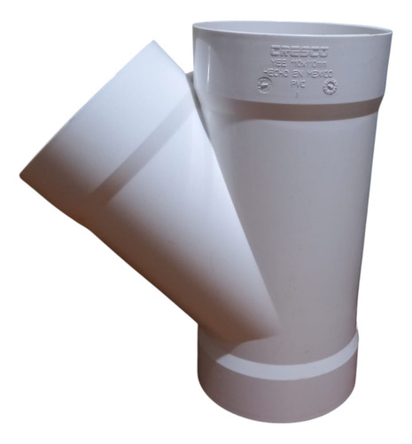 Yee Pvc Sanitario 4 X 4 Cementar, A 45 Grados, 1 Piezas