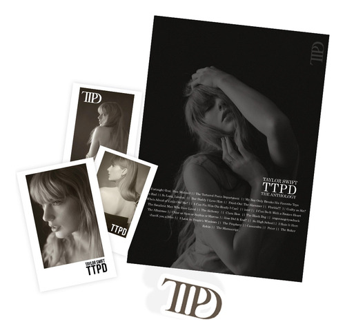 Poster + Stickers + Polaroid Taylor Swift Ttpd Nuevo Álbum