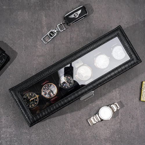 Estuche Expositor Para Relojes Watch Box Procase De 6 Ranura