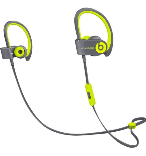 Fone De Ouvido Beats Powerbeats 2 Wireless Anti-suor Academia Corrida (razer,hyperx,logitech) Cor Amarelo