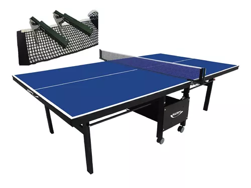 Mesa Oficial Ping Pong 15 Mm C/ Suporte Rede 2,74x1,52x0,76