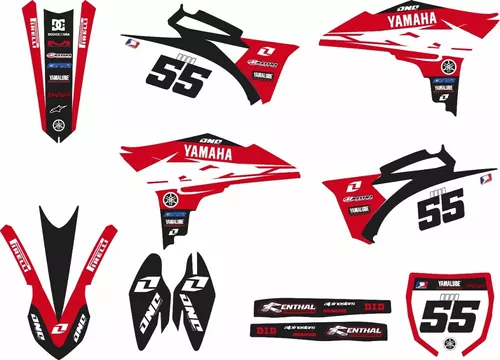 Adesivo Gráfico Moto Trilha Motocross Yamaha Yz 250 450