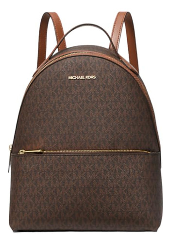 Mochila Michael Kors Sheila Medium Logo (brown)