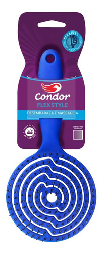 Escova Para Cabelo Redonda Condor Flex Style