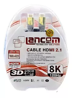 Cable Hdmi-hdmi De 3 Mts V.2.1 Lancom Mod.haa05-3m