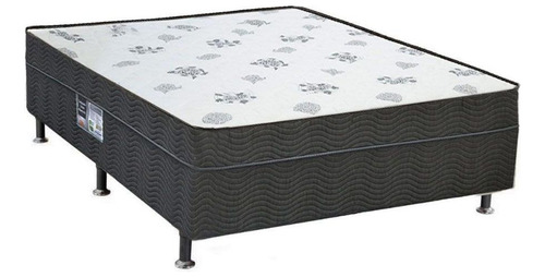 Cama Box Conjugado Casal: Colchão Ortopédico Nanolastic Unio