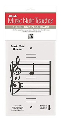 Alfred's Music Note Teacher: All-in-one Flashcard (white)