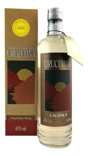 Cachaça Urucuiana Jequitibá Rosa 670ml Tamanho Unica-u