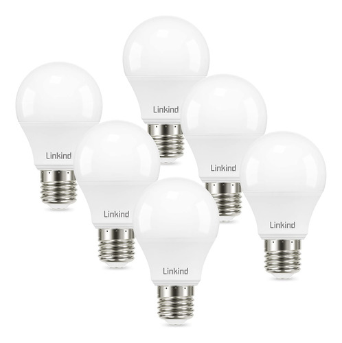 Linkind - Bombillas Led A19 Atenuables, 9.5 W (equivalente A