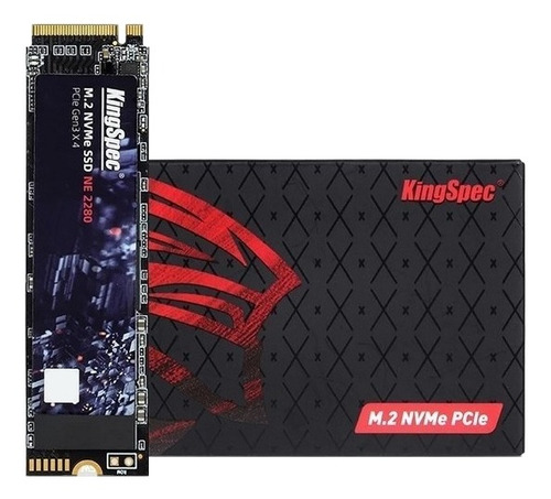 Imagen 3 de 3 de Disco sólido SSD interno KingSpec NE-256 256GB