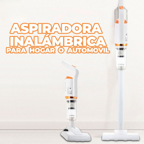 Aspiradora Inalámbrica Vertical Multifuncional Lavable. Color Blanco