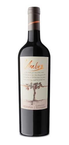 Imagen 2 de 7 de Vino Cabernet Sauvignon Reserva Umbro X 6 Botellas De 750 Ml