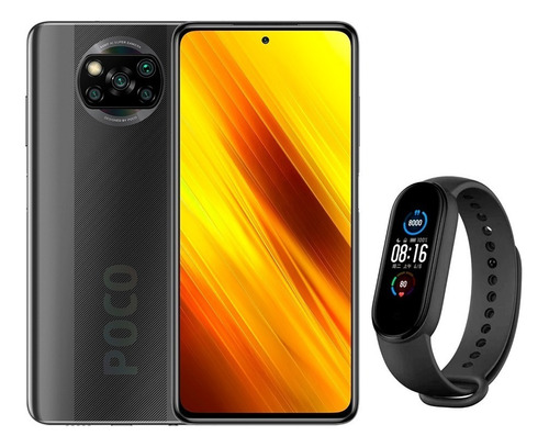 Xiaomi Poco X3 64gb / 6gb Ram + Carcasa + Mi Smart Band 5