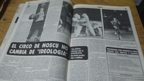 Revista Ahora N° 2 Circo De Moscu Su Artistas Año 1993