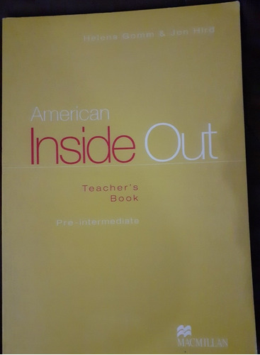 American Inside Out Pre - Intermediate Teachers Book