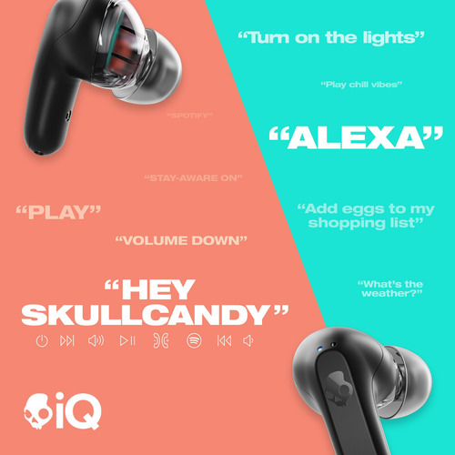 Auriculares In-ear Skullcandy Rail Inalámbricos 42 H Autonom