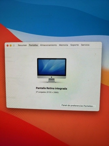 iMac Retina 5k Core I5 27 Pulgadas 8gb Ram 1tb (Usado)