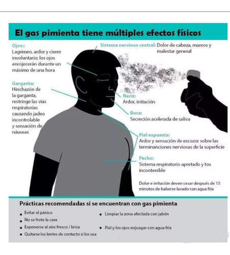Gas Lacrimogeno Anti Robos 135 Gr. Paquete De 3 Pzs