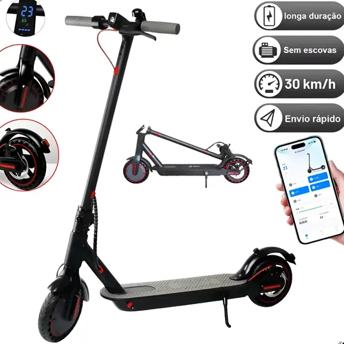 Patinete Scooter Elétrico Com Velocidade Até 30 Km Bluetooth