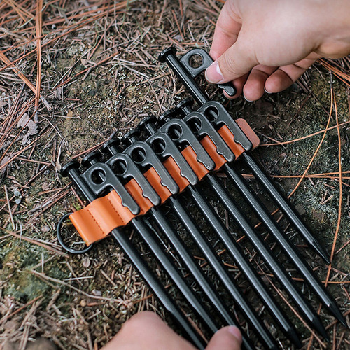 Organizador Portátil Para Acampar, Con Forma De Estacas, Con