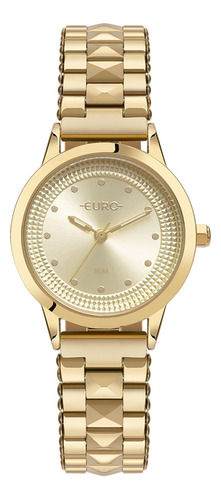 Relógio Euro Feminino Mini Dourado - Eu2036yui/4d