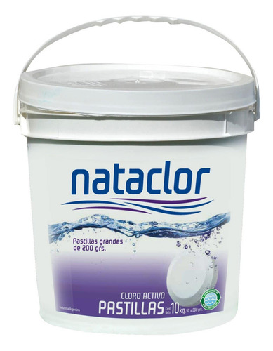 Pastillas De Cloro Activo 200gr Por 10kg Nataclor