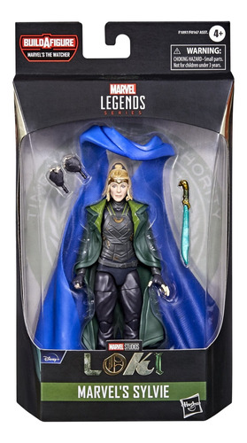 Boneco Marvel Legends Build A Figure Sylvie Da Hasbro F1097