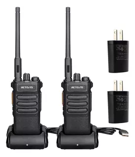 2 Pcs Radios Walkie Talkies Largo Alcance 10w Retevis Rt86