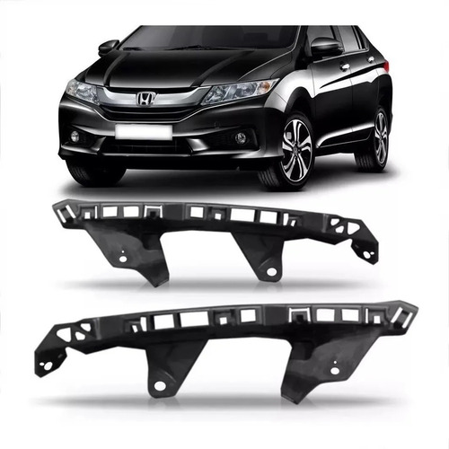 Par Suporte Guia Farol Honda City 2015 2016 2017 2018