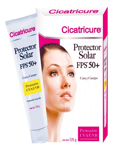 Cicatricure Protector Solar Fps 50+  125ml