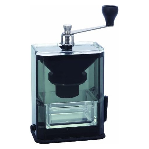 Acrylic Ceramic Manual Coffee Grinder, Clear - Molinill...