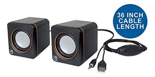 Manhattan Sistema De Altavoces Estéreo Con Alimentación Usb