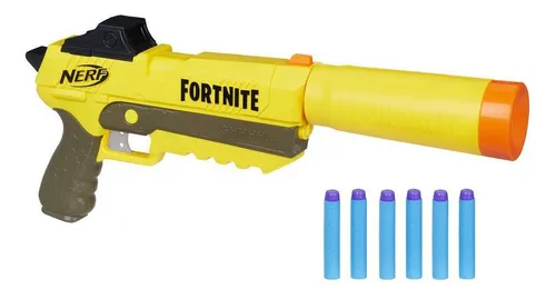 Nerf Fortnite X Sp-l Pistola Cañon Removible Elite 6 Balas