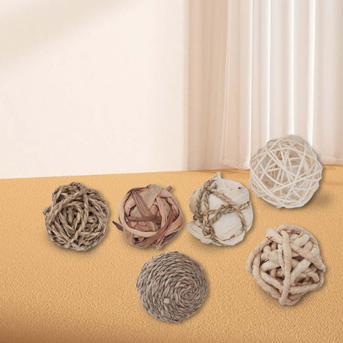 . Bolas De Centro De Mesa Decorativas De Ratán, Cuencos,