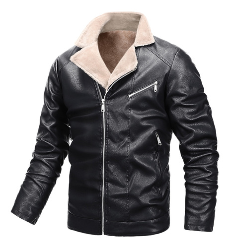 Abrigo Para Hombre, Casual, Liso, Retro, Con Cremallera, A L