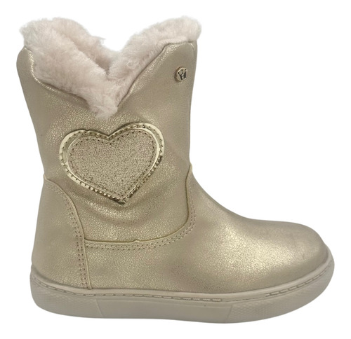Bota Con Peluche Y Detalle De Corazon Modelo: Galaxy 21760