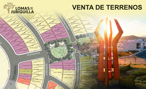 Venta De Terrenos En Lomas De Juriquilla, Desde 250 M2 Hasta