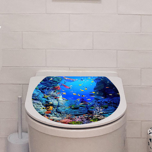 ( Cubierta De Asiento De Inodoro Con Diseño Divertido Y