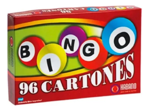 Juego De Mesa Bingo 96 Cartones 1018 Habano