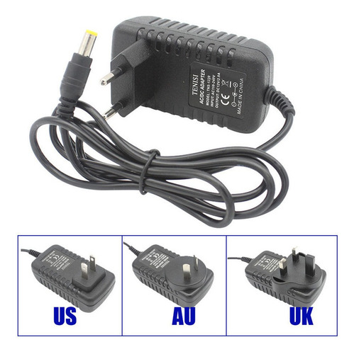 Ac/dc 12v 1a Cargador De Adaptador De Fuente De