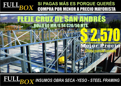 Fleje Cruz De San Andres 60mm/cal20-50 Metros-fullbox