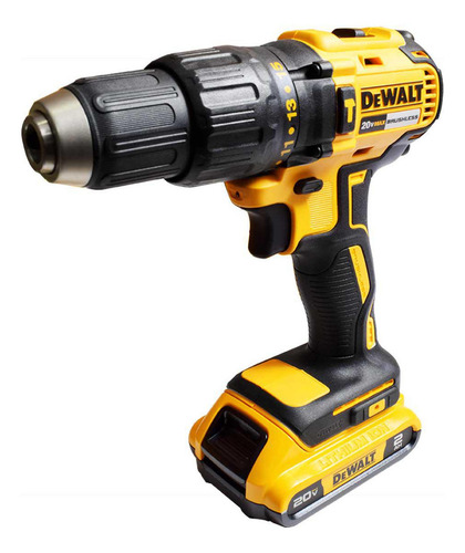 Llave de impacto inalámbrico DeWalt Dewalt Brushless 20V Dcd7781D2 Dewalt Brushless 220V amarillo 60Hz