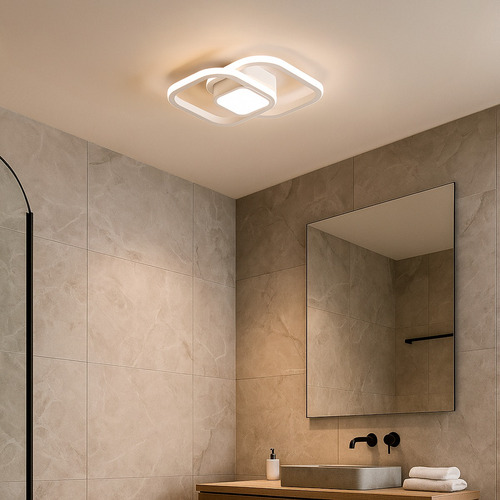Luminária De Led Sobrepor Paflon Top Moderna 3 Em 1 Bivolt