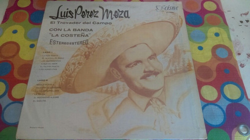 Luis Perez Meza Lp Con La Banda La Costeña R
