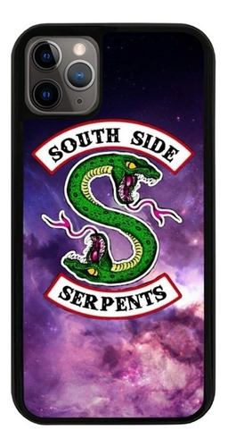 Funda Uso Rudo Tpu Para iPhone South Side Serpentes Morado