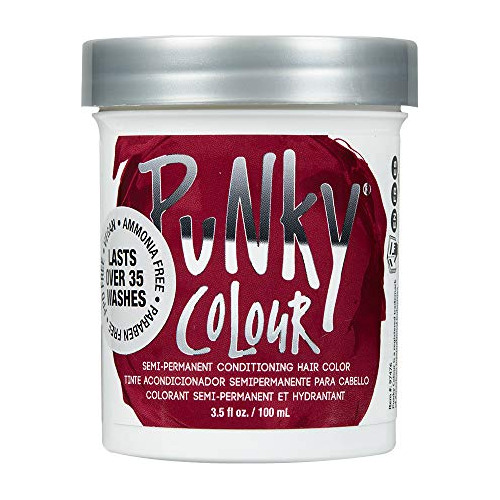 Tinte De Cabello Acondicionador Semipermanente Punky Red Win