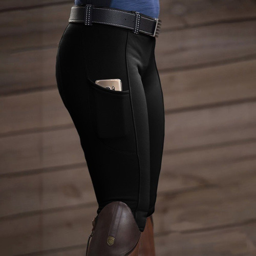 Pantalones De Equitación De Moda Para Mujer Legg Elástico De